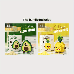 Building Block Toys Happy Food Play Series