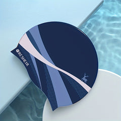 Women's Waterproof Silicone Swimming Cap for Long Hair