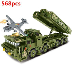 Military Toys Building Blocks Set Truck Model Helicoper Bricks Toy Assemble Army