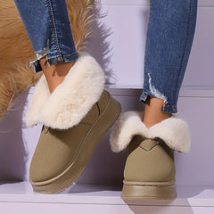 Women's Non slip Thickened Snow Boots Warm Outdoor Boots