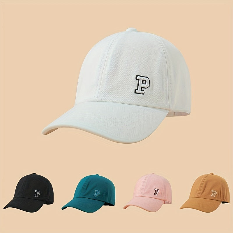 P Ponytail Hat Parent-child Peaked Cap Travel Sunscreen Baseball Cap For Boy