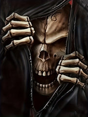 Skull 3D Print Men's Long Sleeve Graphic T-shirt for Autumn