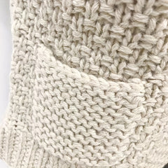 Knitted Shawl Warm Wrap Solid Cardigan For Women