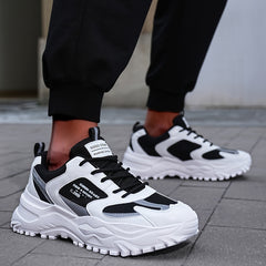 Men's Chunky Lace-up Dad Sneakers Athletic Shoes