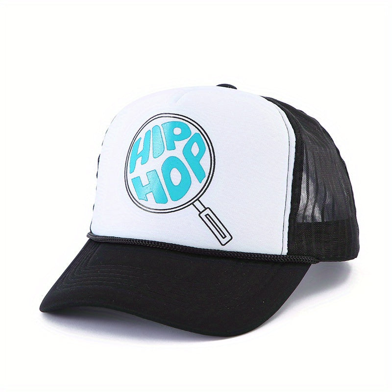 Hip Hop Graffiti Print Baseball Cap Outdoor Sunscreen Hat