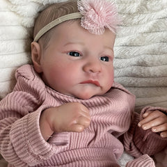 19in Reborn Baby Doll Levi Awake 3D Skin Veins Collectible Art Doll