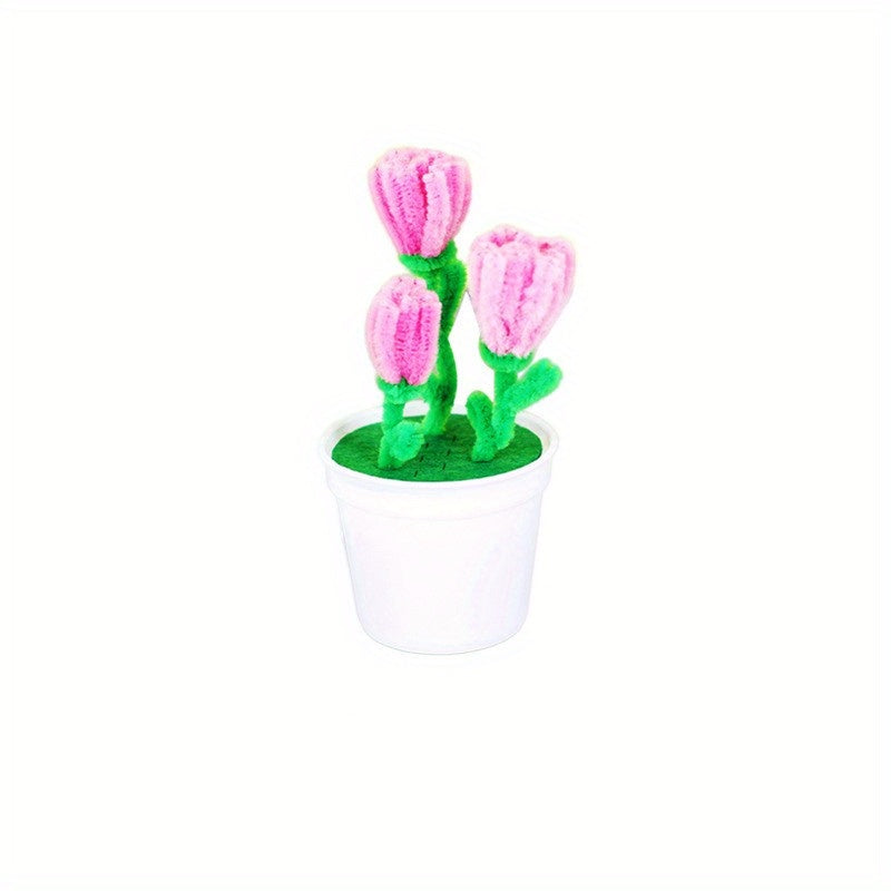 Potted Flowers DIY Flower Pot Material Pack