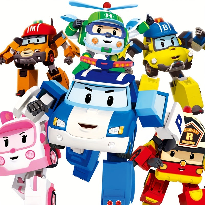 Transform Robot Car Toys Deformation Plastic Model Car Fun Diecasts Toy