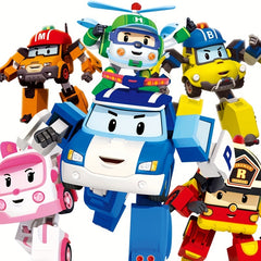 Transform Robot Car Toys Deformation Plastic Model Car Fun Diecasts Toy