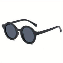Girls UV Protection Round Frame Sunglasses For Hiking