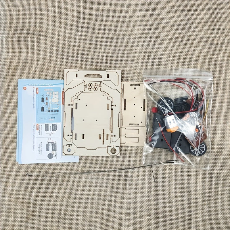 DIY Remote Control Car Kit Educational Science Toy for Kids 6 Years+