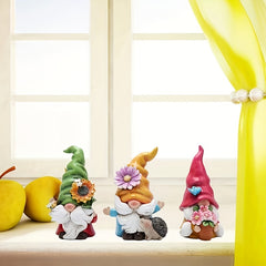 Garden Gnome Resin Faceless Doll Home Decor