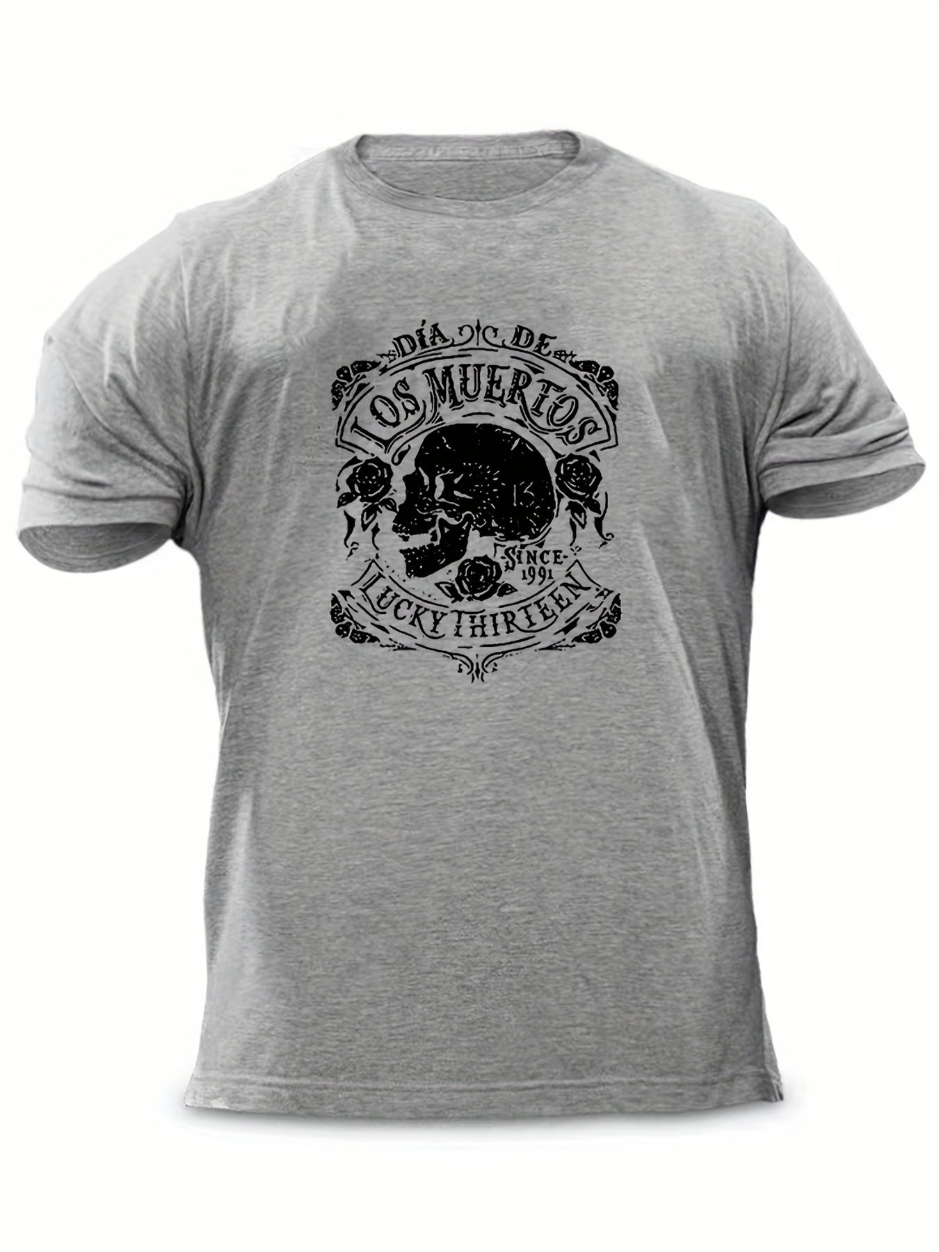 Vintage Skull Graphic T shirt For Men