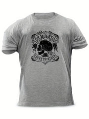 Vintage Skull Graphic T shirt For Men