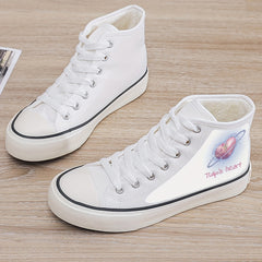 Plush Lined Thermal Chunky Canvas Sneakers