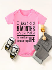 Embroidery Romper Short Sleeve Jumpsuit for 9 Months Baby