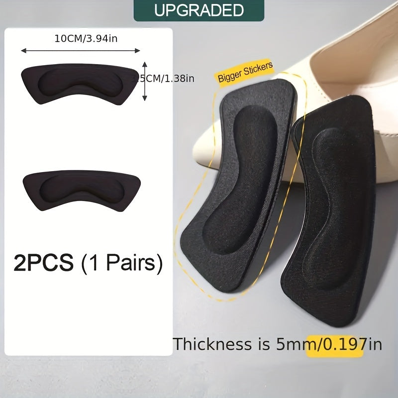 Heel Insoles Patch Pain Relief Anti-Wear Cushion Pads Feet Care Adhesive Back