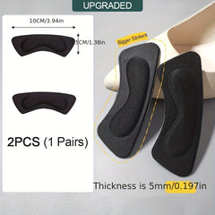 Heel Insoles Patch Pain Relief Anti-Wear Cushion Pads Feet Care Adhesive Back