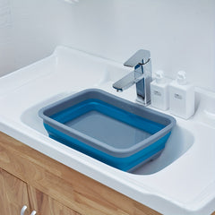 Foldable Rectangle Basin Portable Water Basin Household Bathroom Kitchen