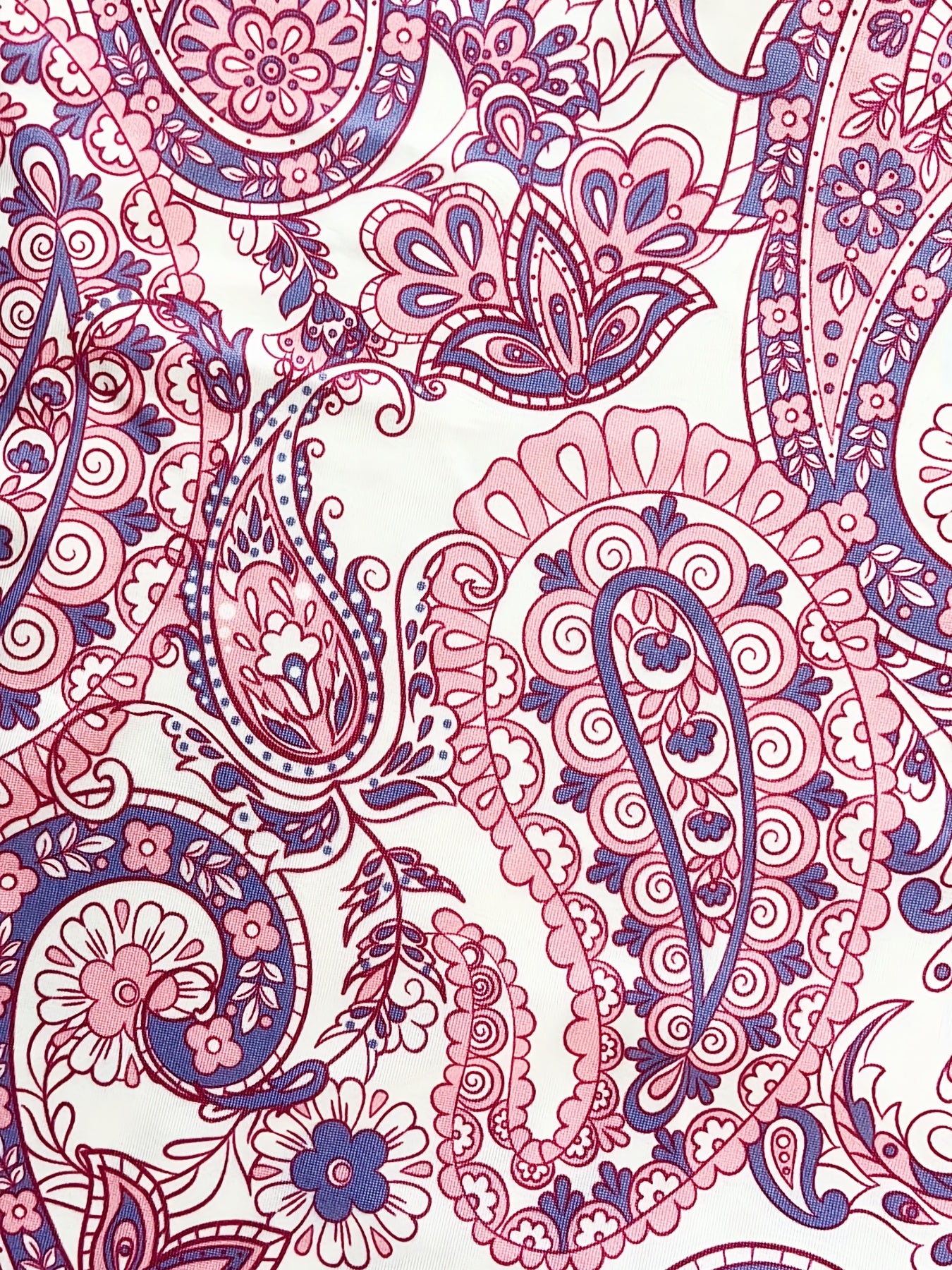 Paisley Print Spaghetti Strap Top Sleeveless Cami