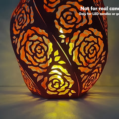 Metal Cutting Dies 3D Rose Lantern Winter Cut Die for Card Making Scrapbooking