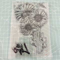 Flower Transparent Silicone Stamps for Card Making DIY Scrapbooking