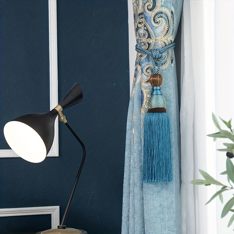 2pcs Curtain Binding Rope Hanging Tassel Curtain Holder