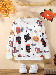 Halloween Ghosts Boys Sweatshirt