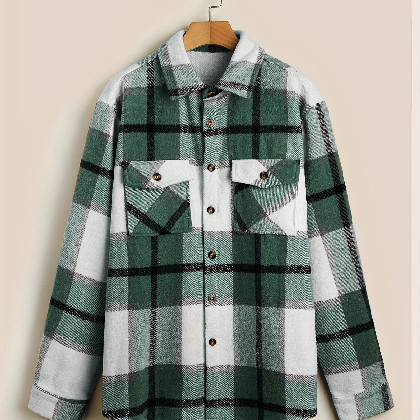 Men's Vintage Plaid Jacket for Spring Fall