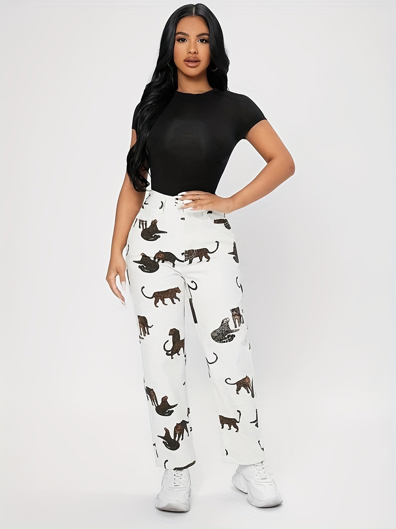 Slim Fit Crew Neck Bodysuit Short Sleeve Casual Bodysuit