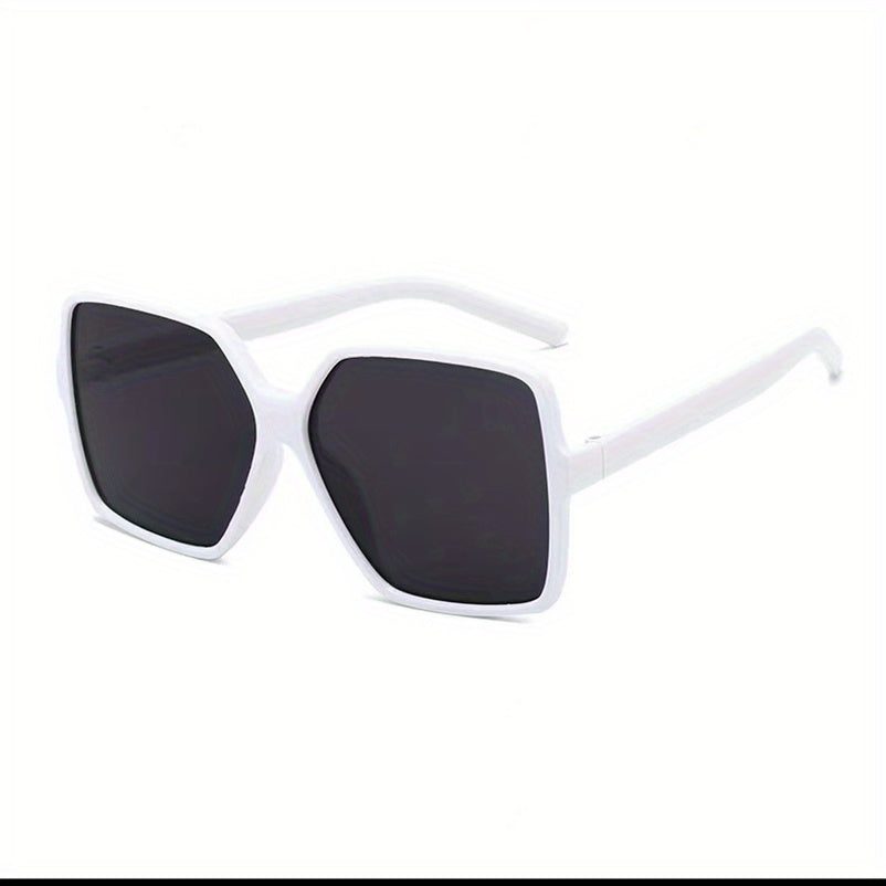 Oversized Square Sunglasses Casual Gradient Glasses UV400