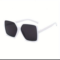 Oversized Square Sunglasses Casual Gradient Glasses UV400