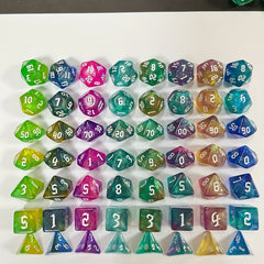 Digital Dice Set for Table Games - 7 Two-Sided Chameleon Sets