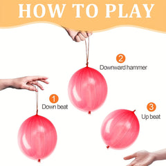 20/50pcs Punch Balloons Party Favors Bounce Balloons for Birthday Wedding