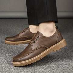 Men's Vintage Lace Up Sneakers Casual Outdoor Shoes