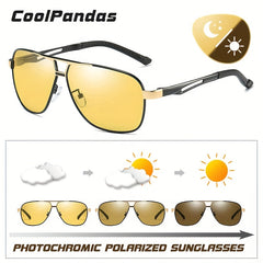 Magnesium Photochromic Night Vision Glasses Polarized Sunglasses