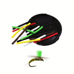 12pcs Dry Fly Parachute Foam for Fly Hooks Fishing Tackle