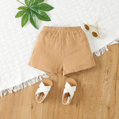 Toddler Baby Shorts Casual Solid Short Pants
