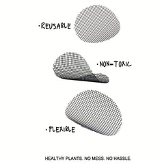 100pcs Flower Pot Hole Mesh Pad Prevent Soil Loss Anti Bonsai Pot Grid Mat
