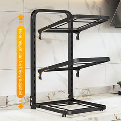 Kitchen Storage Rack for Pots and Pans - Sink Cabinet Organizer