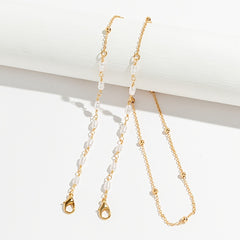 Beaded Glasses Chain Pearl Mask Chain Glasses Holder Necklace