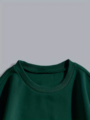 York Letter Print Preppy Sweatshirt Casual Crew Neck Long Sleeve