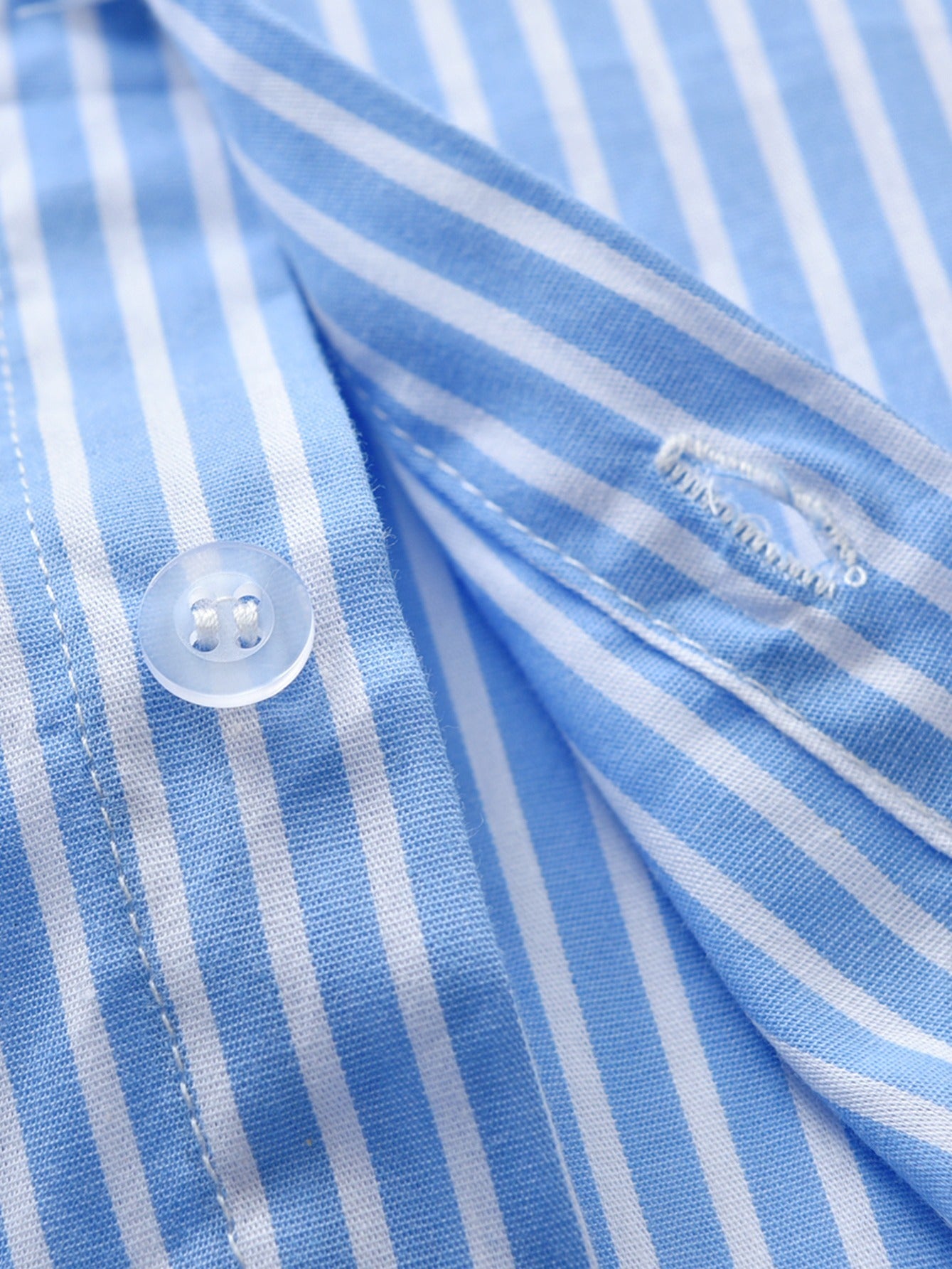 Toddler Boys Striped Button Front Shirt