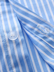 Toddler Boys Striped Button Front Shirt
