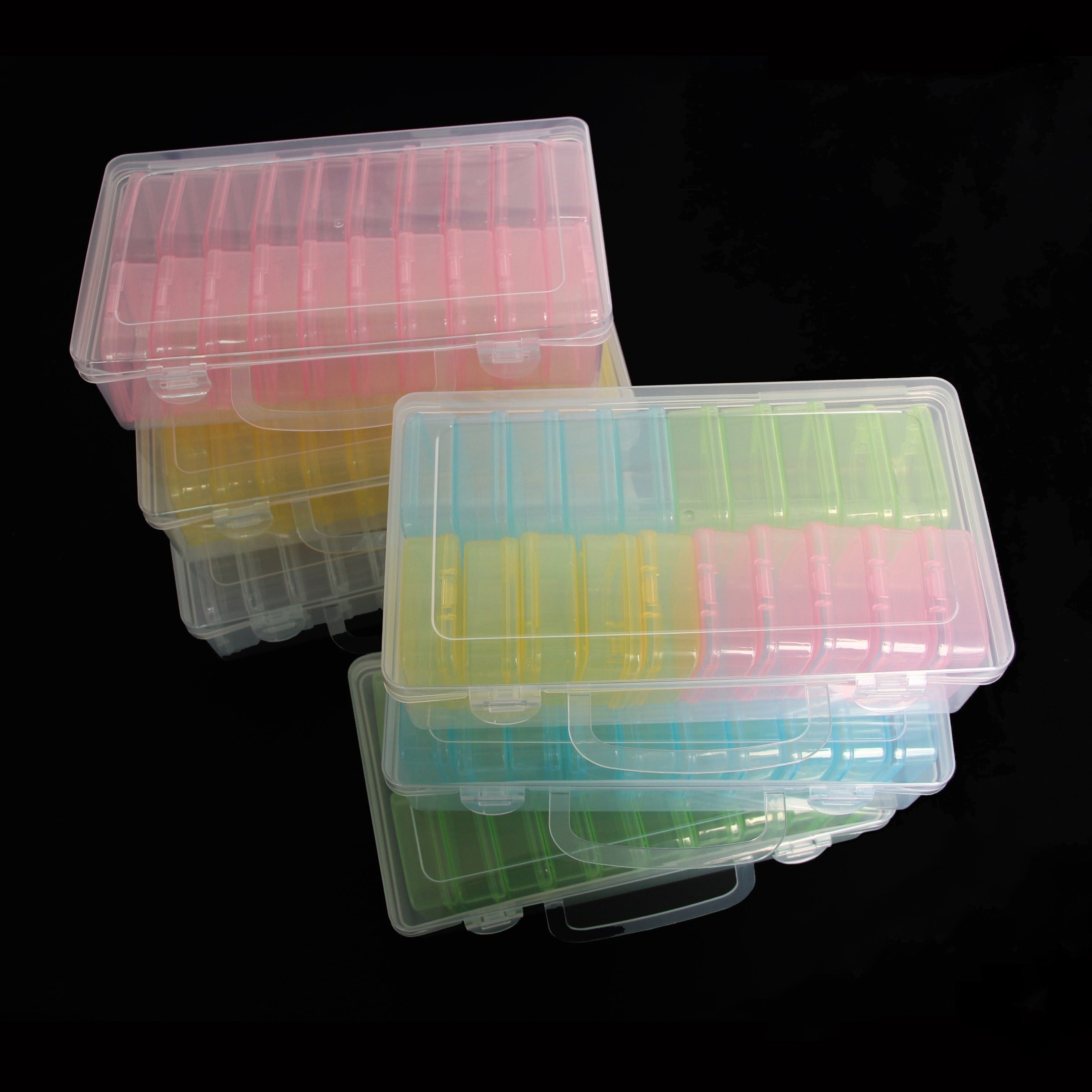 Colorful 20 Grids 6 Colors Jewelry Storage Box