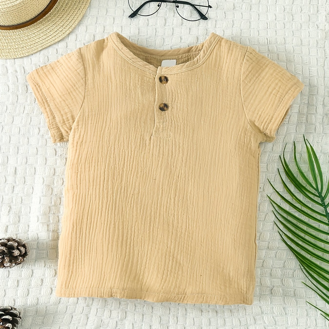 Girls Short Sleeve Crew Neck T-shirt for Summer Holiday Kids Clothes