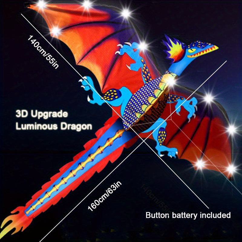 3D Dinosaur Kite Wing Dragon Kite Large Animal Kite