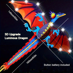 3D Dinosaur Kite Wing Dragon Kite Large Animal Kite