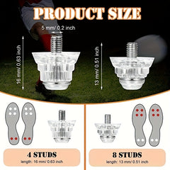 Soccer Shoe Spikes 13mm & 16mm 12pcs & 8pcs 4pcs Nylon Spikes