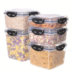 5pcs Airtight Storage Container Set with Lids BPA Free Pantry Organization